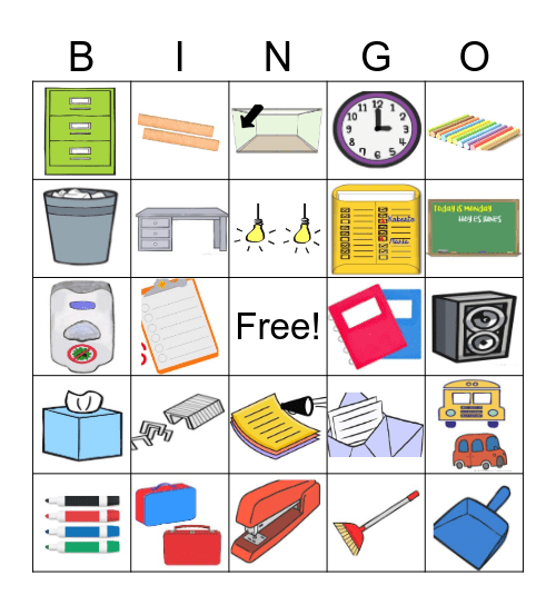 3rd Grade Dual Language Bingo Card