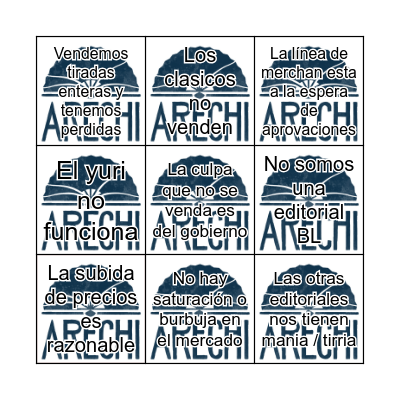 Lloros de Carles Bingo Card