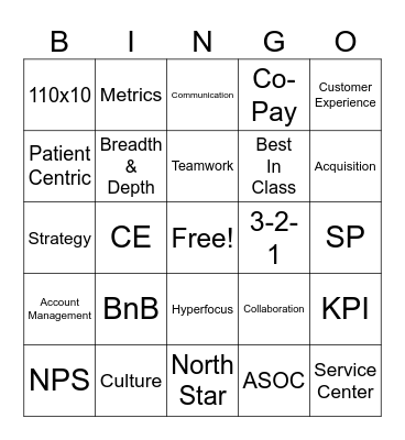 FWMB Bingo Card