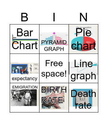 POPULATION BINGO Card