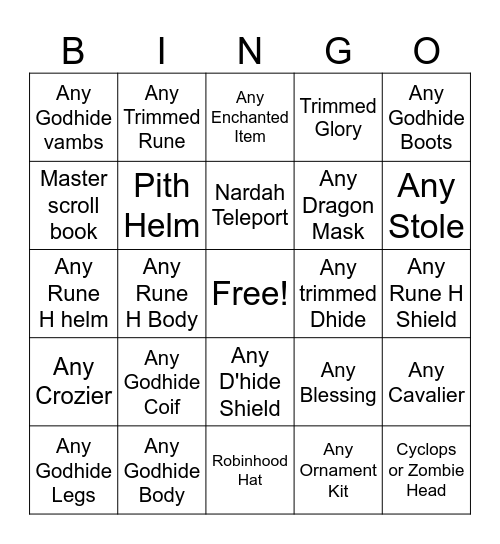 Hanner Hard Clue Bingo :3 Bingo Card