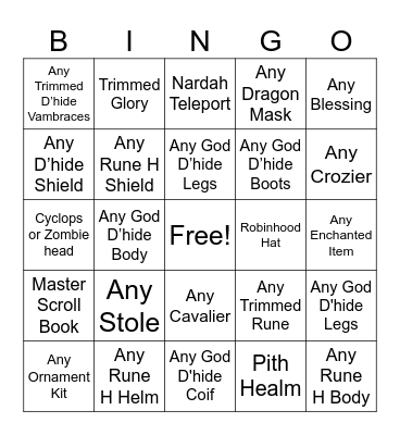 HannBingo Card