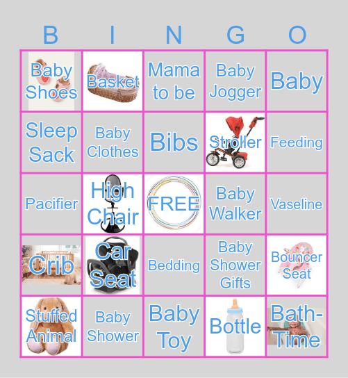 Baby Shower! Bingo Card