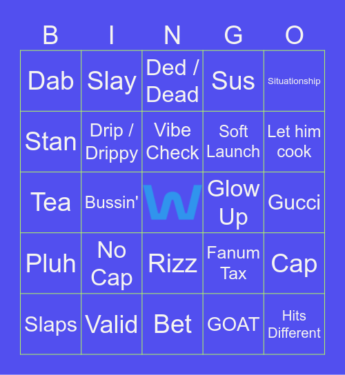 WorkTango Lingo Bingo Card