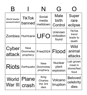 2024 Bingo Card