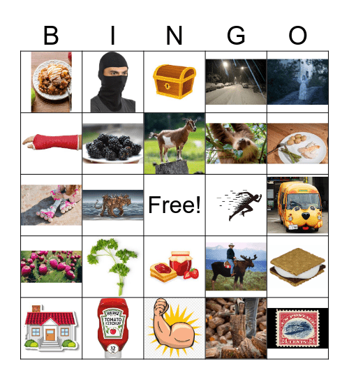 Angel's Bingo-Ending sounds and clusters Bingo Card