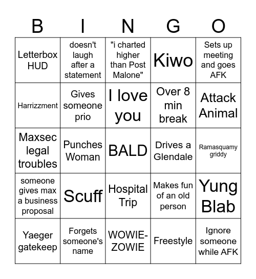 moonmoongtarp24 Bingo Card