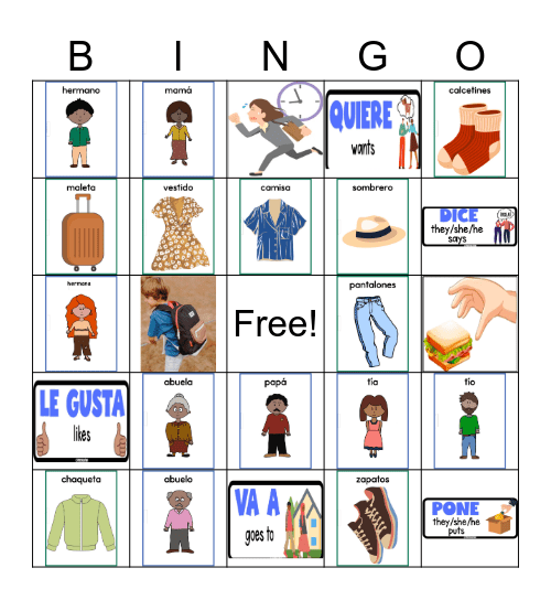 LA MALETA Bingo Card