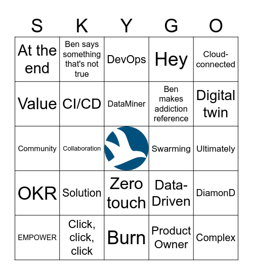 Vision & Strategy Bingo Card