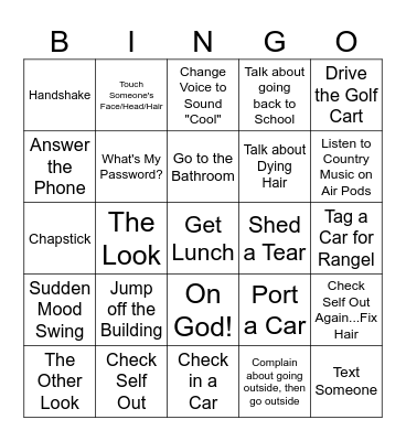 CECE BINGO CARD Bingo Card
