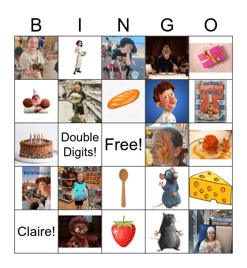 Anyone Can Cook Bingo! Bingo Card