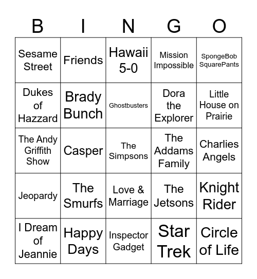 Bingo 64 Bingo Card