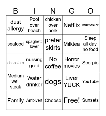 May BINGO! Bingo Card