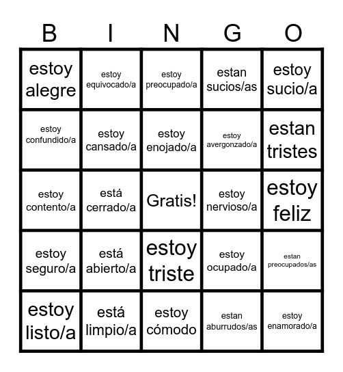 pg 198 Madeline Bingo Card