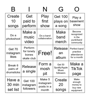 TTHUNDA 2024 Bingo Card