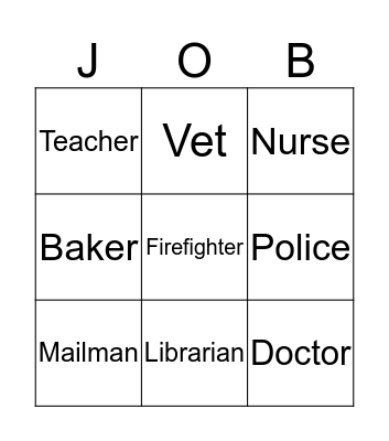 Our Community  Bingo Card