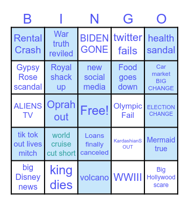 2024 CHAOS Bingo Card