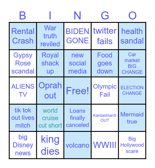 2024 CHAOS Bingo Card