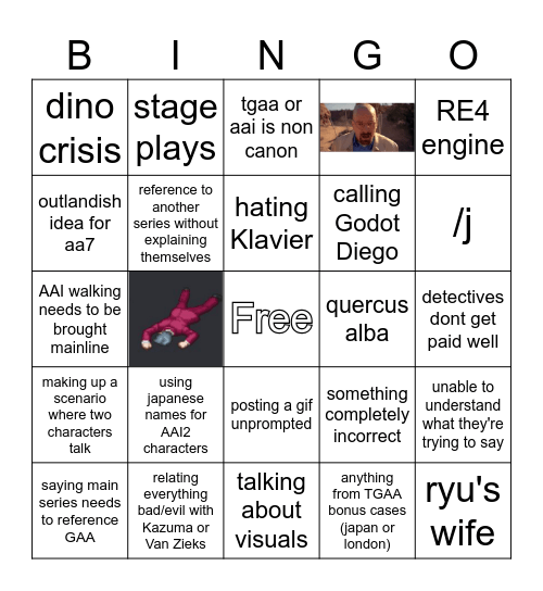 Maya Hugger Bingo Card