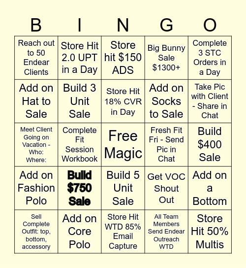 Midwest Bingo Card