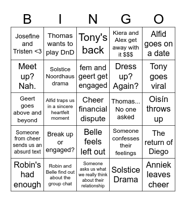 2024 For the Plot Bingo Card