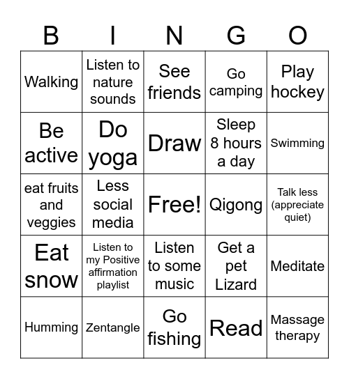 Group 6 Sheet 1 Bingo Card