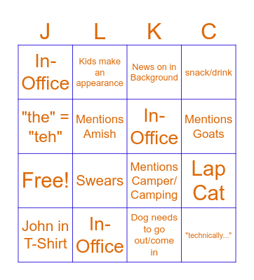 Data Team Bingo Card