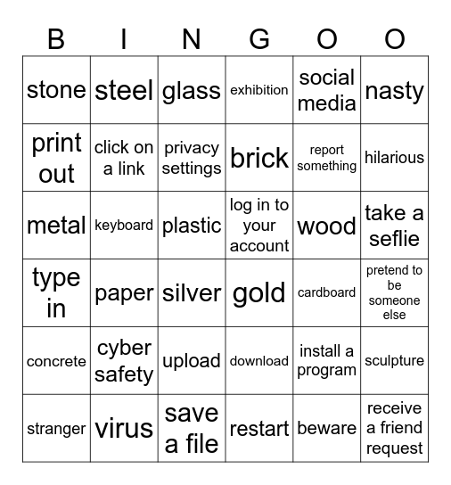 CA9 REVISION Bingo Card