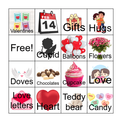 Valentine's Day Bingo! Bingo Card