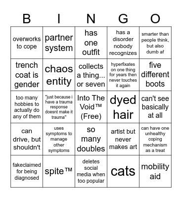 Aesir Bingo Card