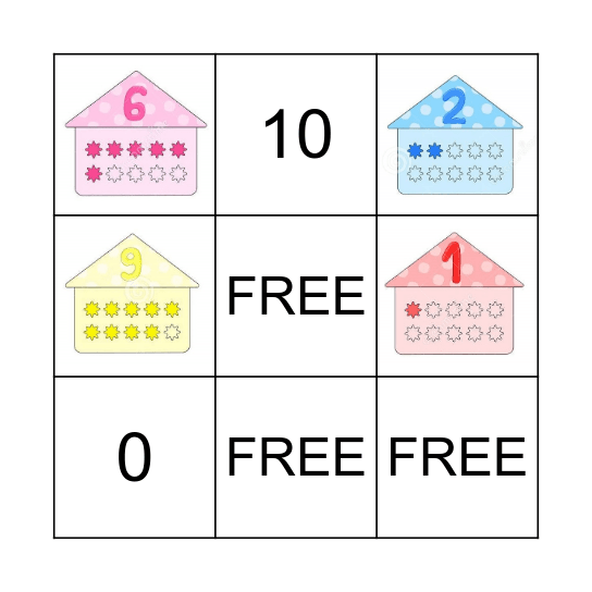 Number Bingo Card