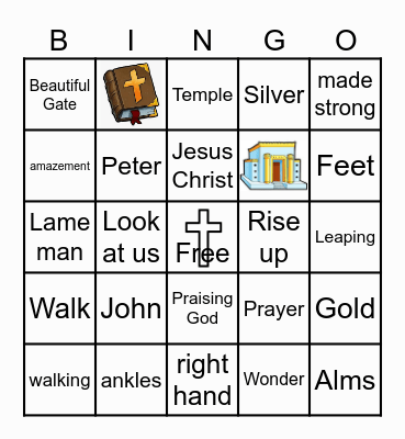 Paul Heals Act 3 Bingo Card