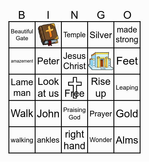 Paul Heals Act 3 Bingo Card
