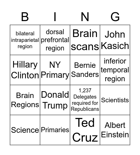 4/22 Current Events Bingo Card