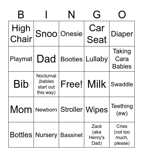 Molly Bingo Card
