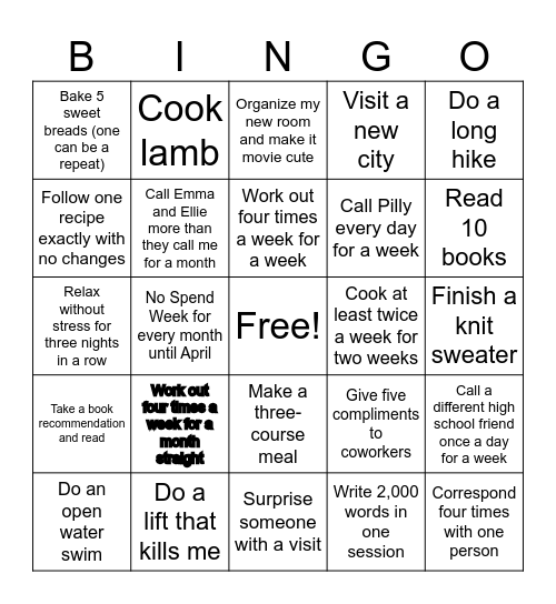 2024 Bingo Card