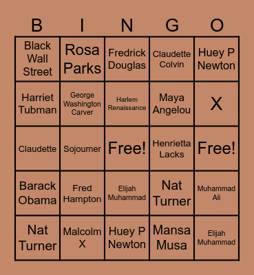 FTC BINGO! Bingo Card