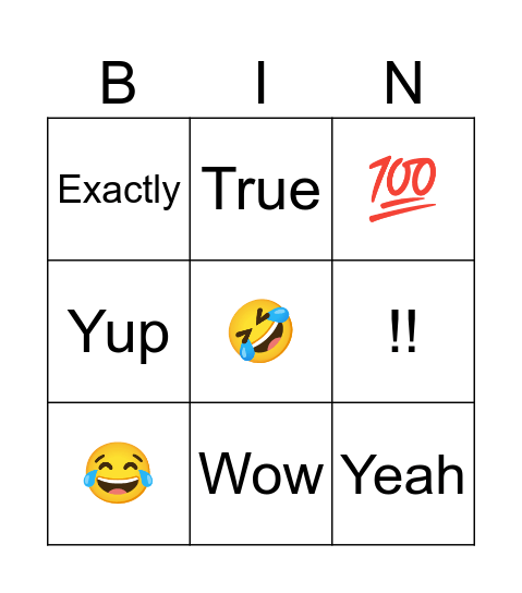 Elon responded with Bingo Card