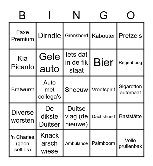 BizzoSki 2024 Bingo Card