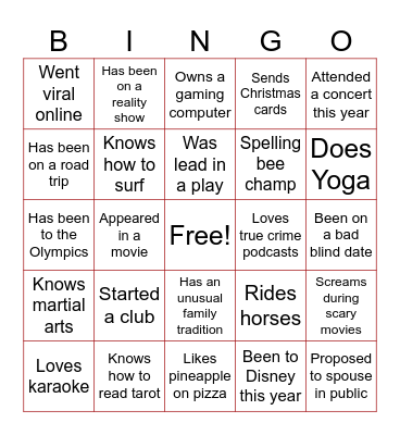Triple A Team Bingo Card