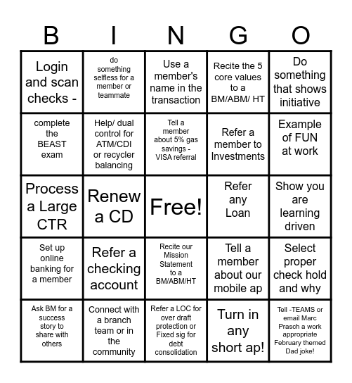 Valentine's Day BINGO!! Bingo Card