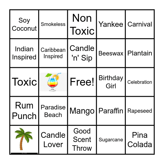 Mela-ingo Bingo Card