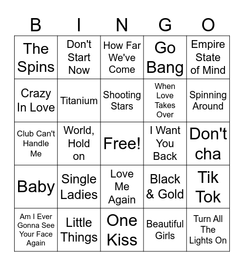 Bingo #03 Bingo Card