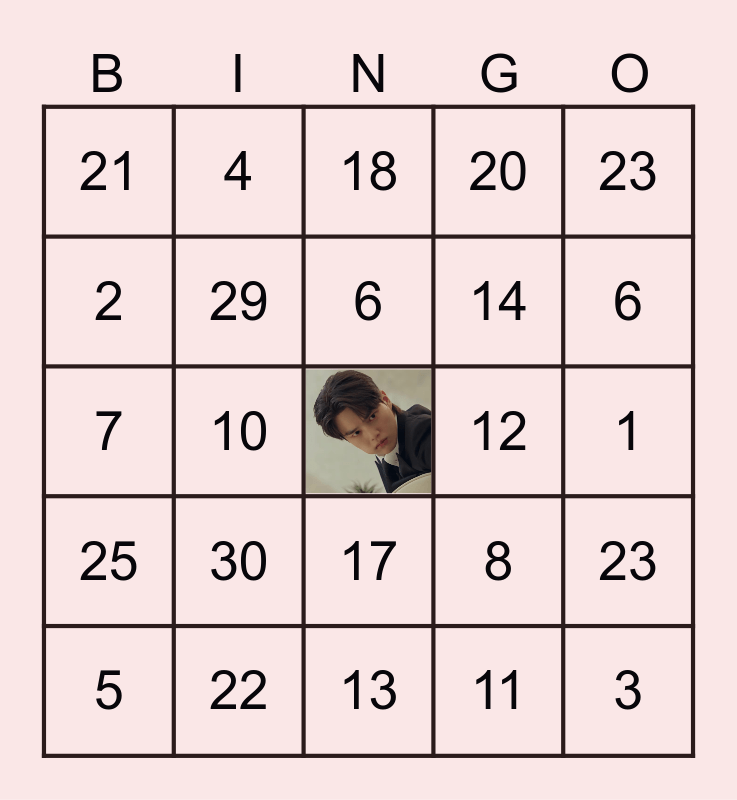 Kang Bingo Card