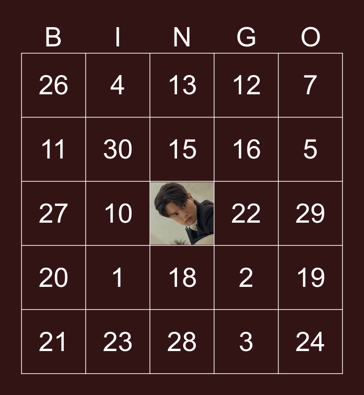 Kang Bingo Card