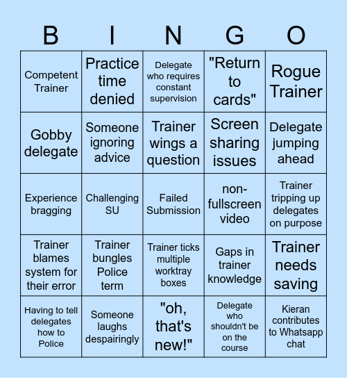 CONNECT Bingo Card
