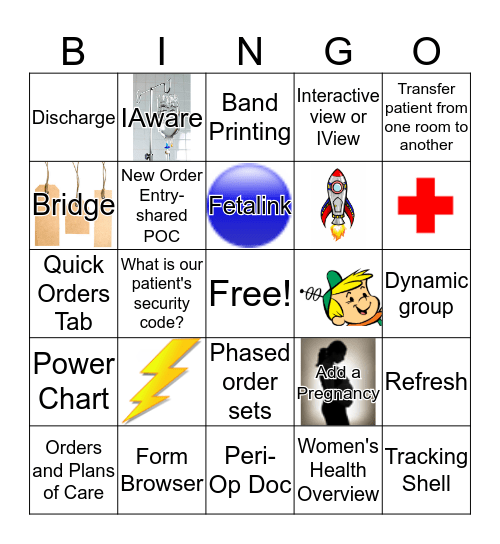ICentra Bingo Card