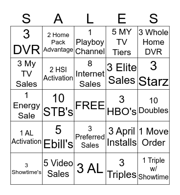 MDU Bingo Bash Bingo Card