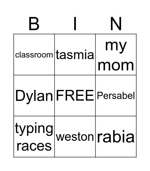 Mimoso Bingo Card