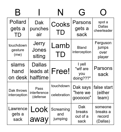 Megans BINGO Card Bingo Card